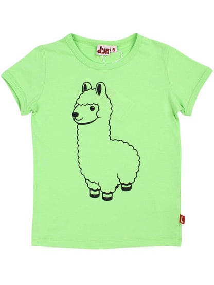 T-shirt til børn med sej lama 