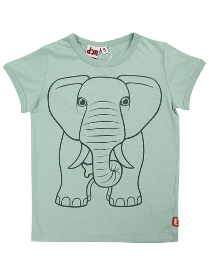 T-shirt til børn med elefant 