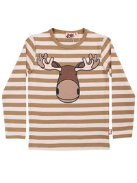 Dyrroar T AOP/STRIB Beige/Lt Beige ELG