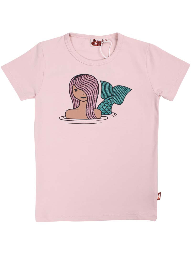 T-shirt til børn med havfrue