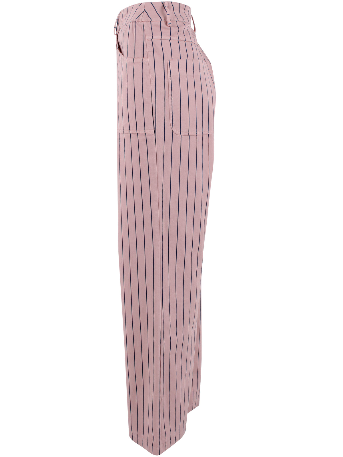 Danedaisy Stretch Canvas Pants Light Rose/Dk Navy