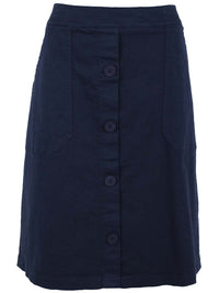 Danekage Stretch Twill Skirt Dk Navy