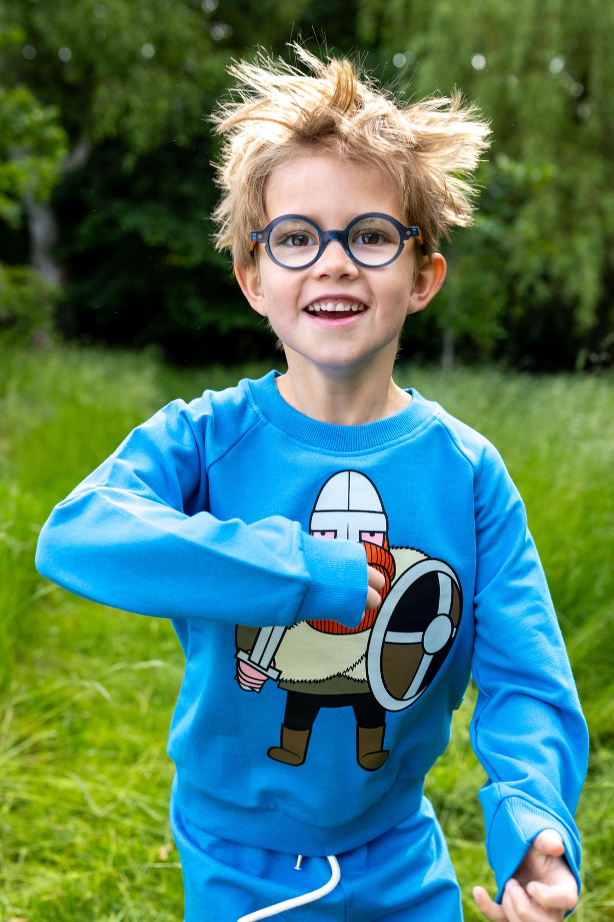 Sweater med viking til børn