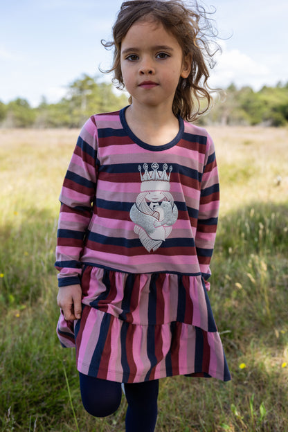 Kjole til børn med prinsesse