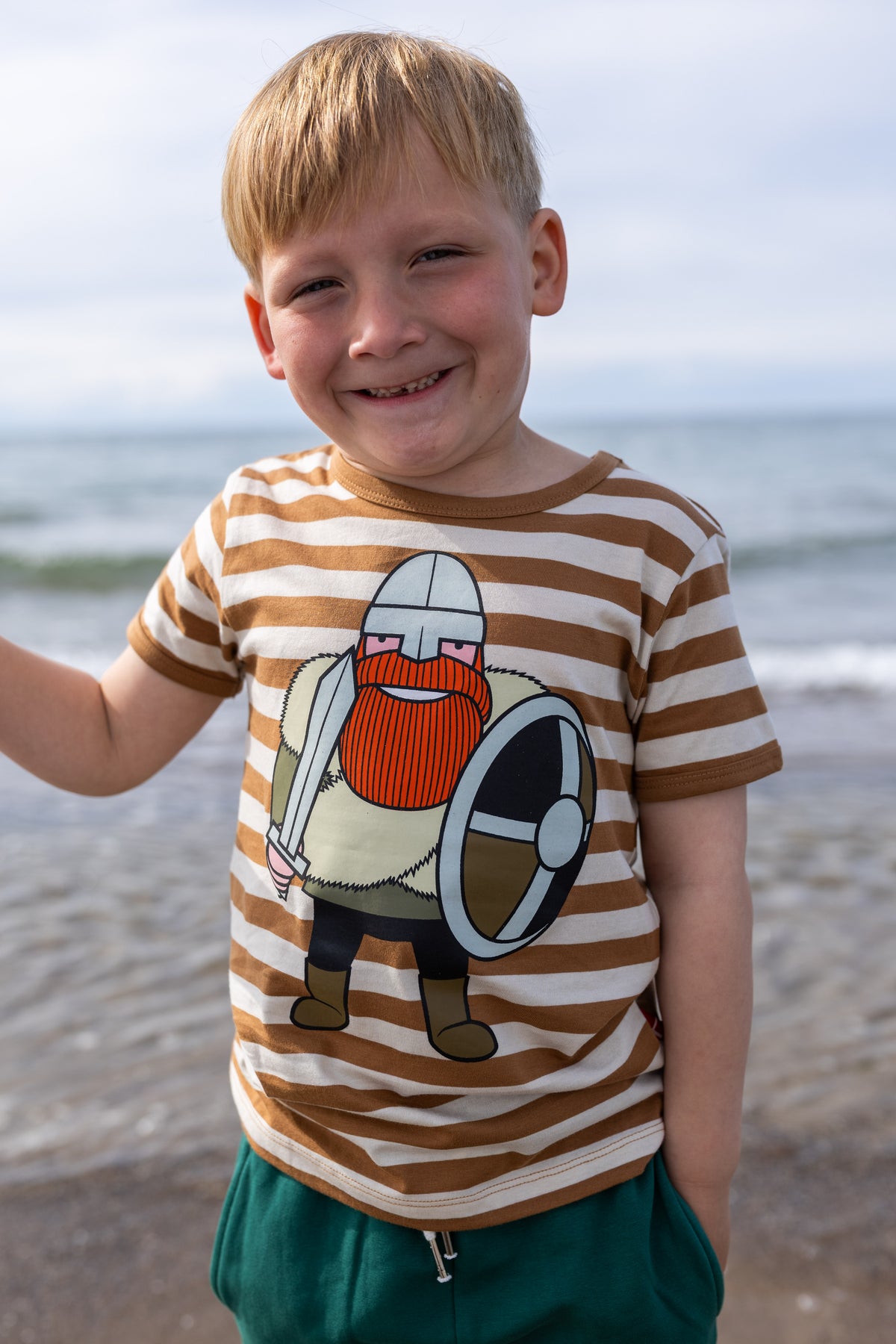 Sweater med viking til børn