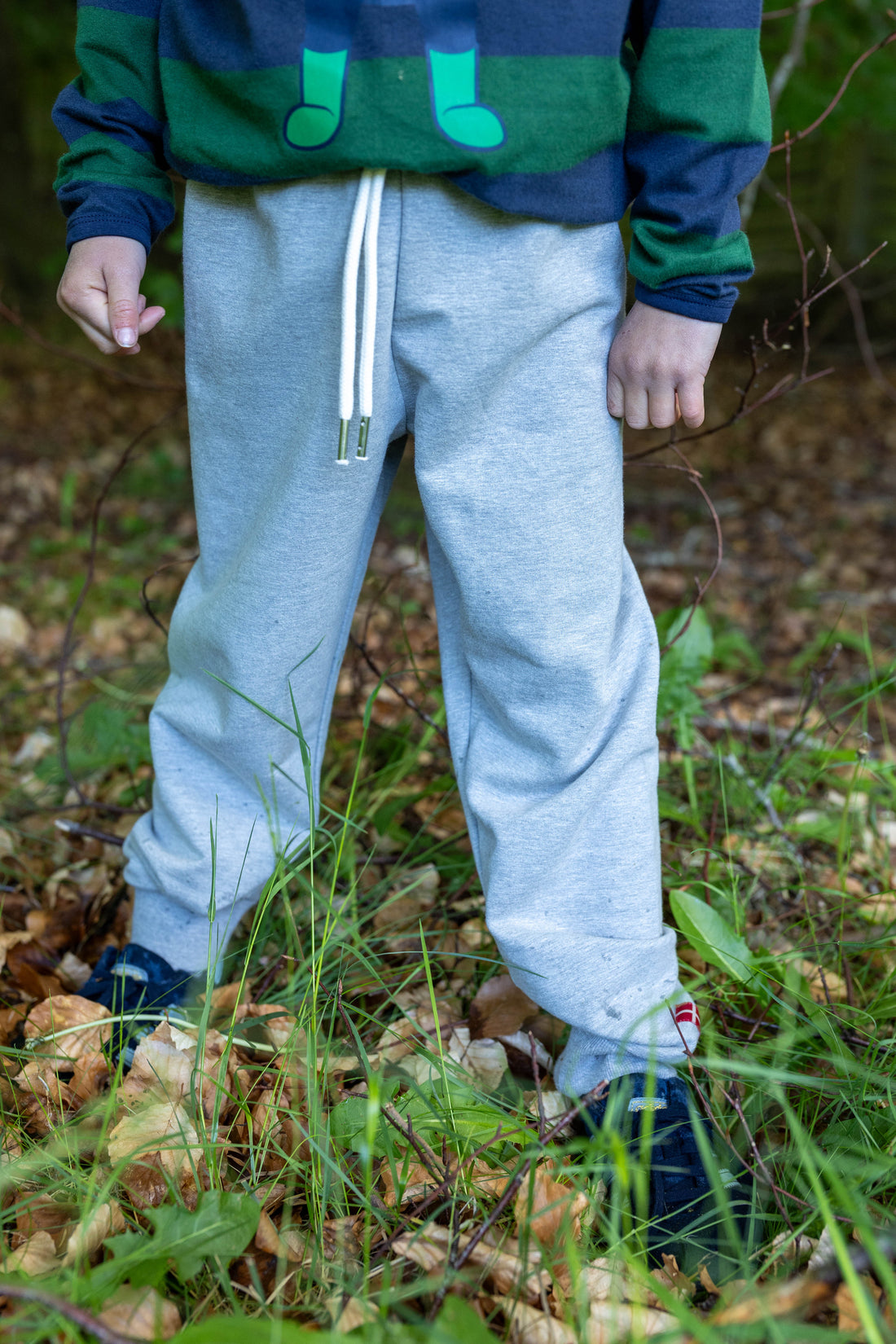 Grå joggingbukser til børn