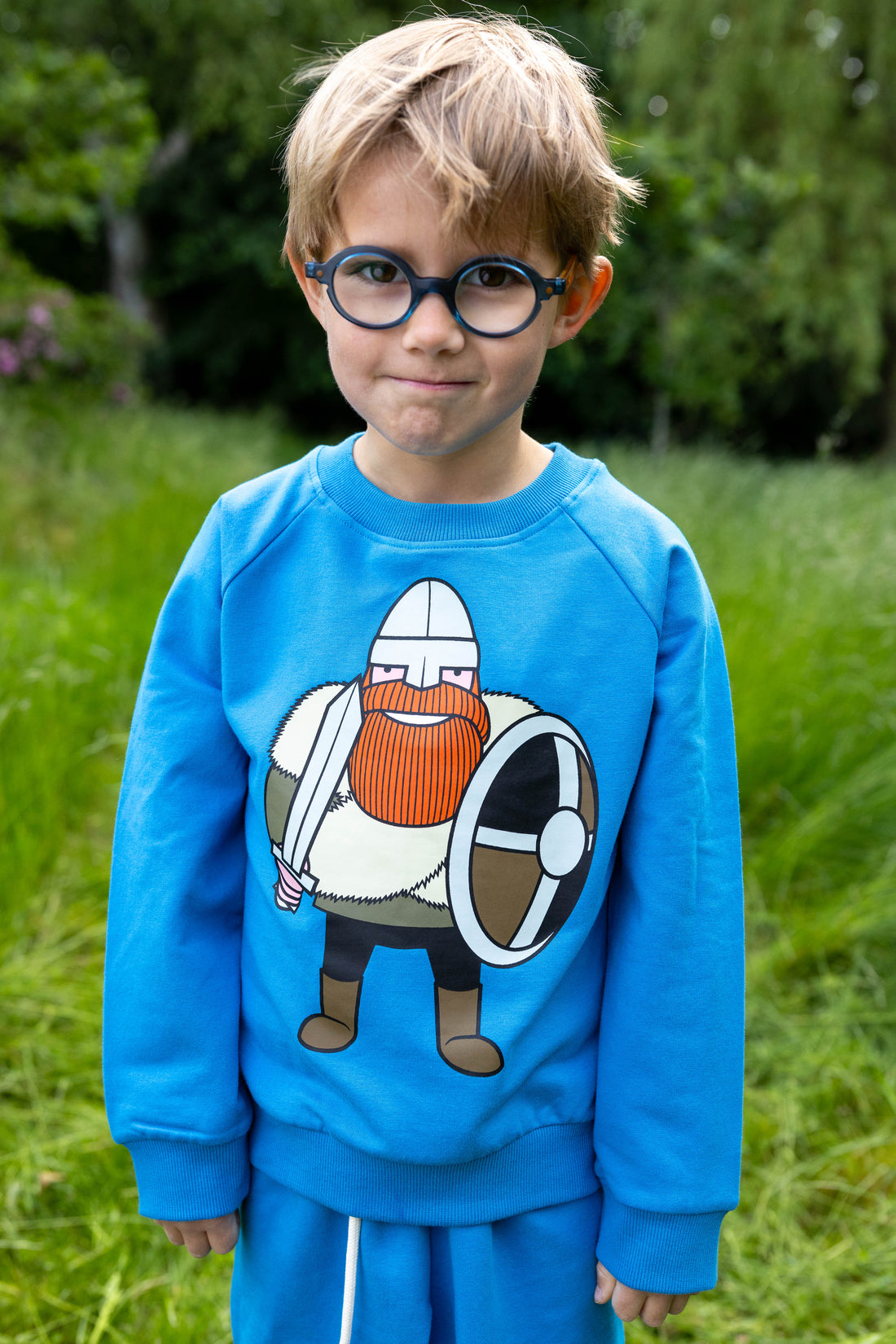 Sweater med viking til børn