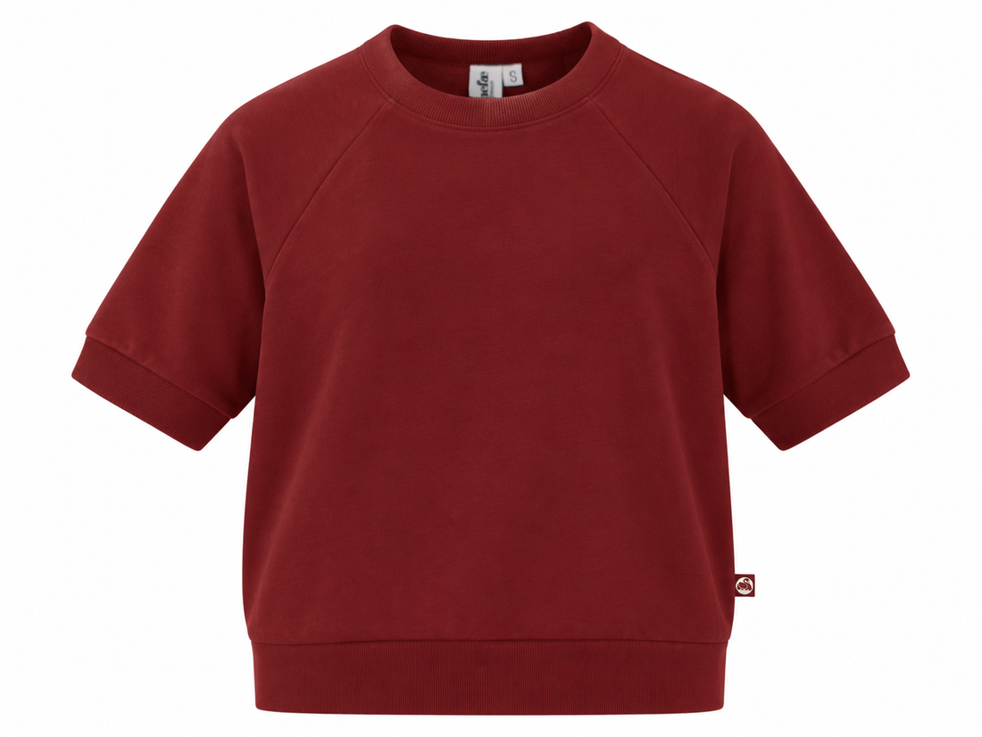 Danetulip Moleton Sweat Tee Red Brick