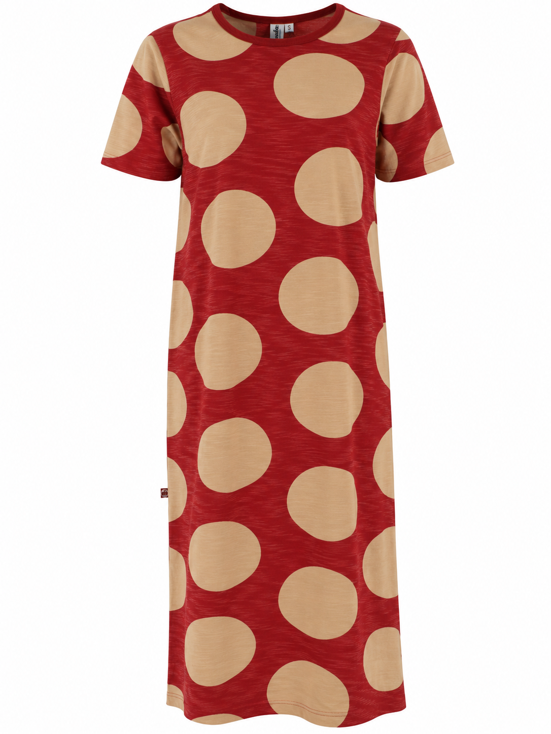 Danehigh Seas Heavy Slub Dress Red Brick/Beige MEGADOTS - cancelled