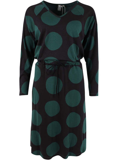ORGANIC - Danouioui Interlock Dress Black DREAMYDOTS