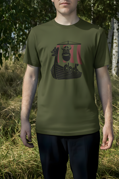 Danecopenhagen Mens Tee Army ERIKSEJL