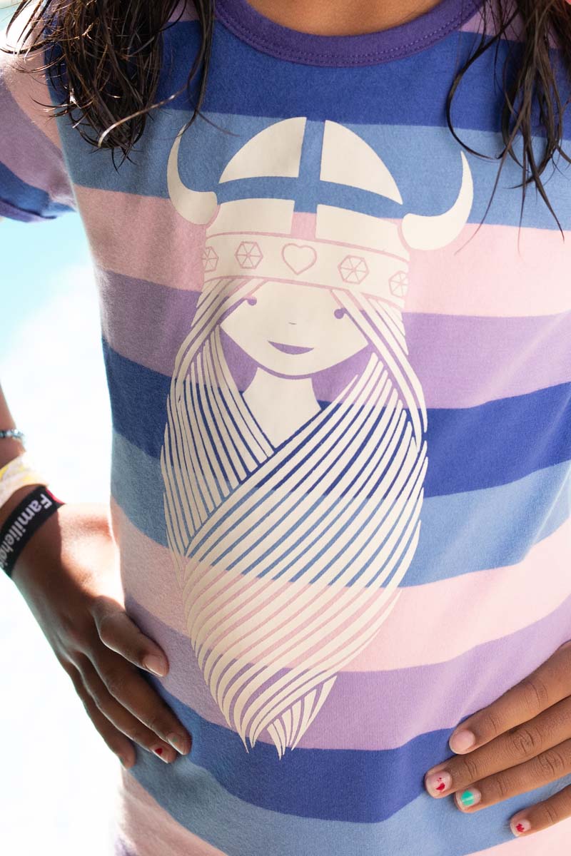 T-shirt til børn med viking