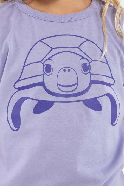 t-shirt til børn med havskilpadde 