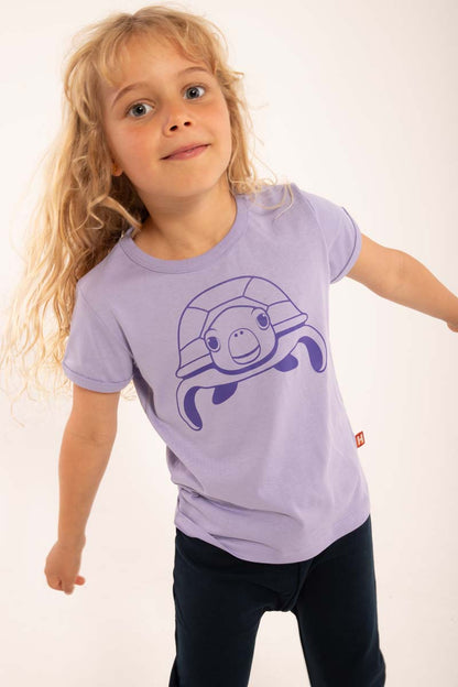 t-shirt til børn med havskilpadde 
