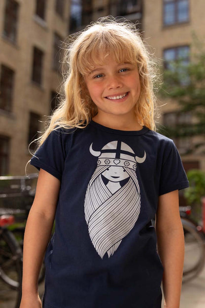 T-shirt til børn med viking
