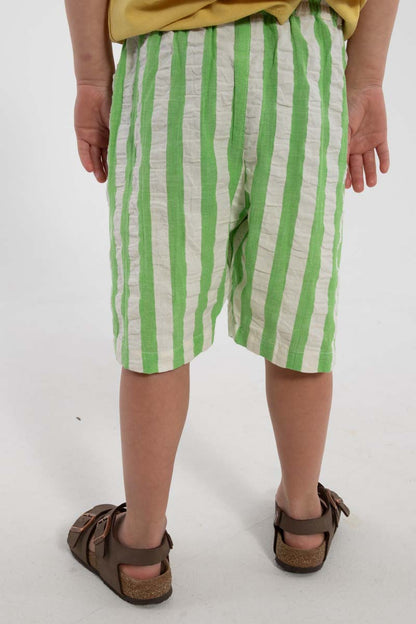 Shorts til børn med striber 