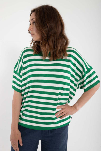 Strik t-shirt til dame
