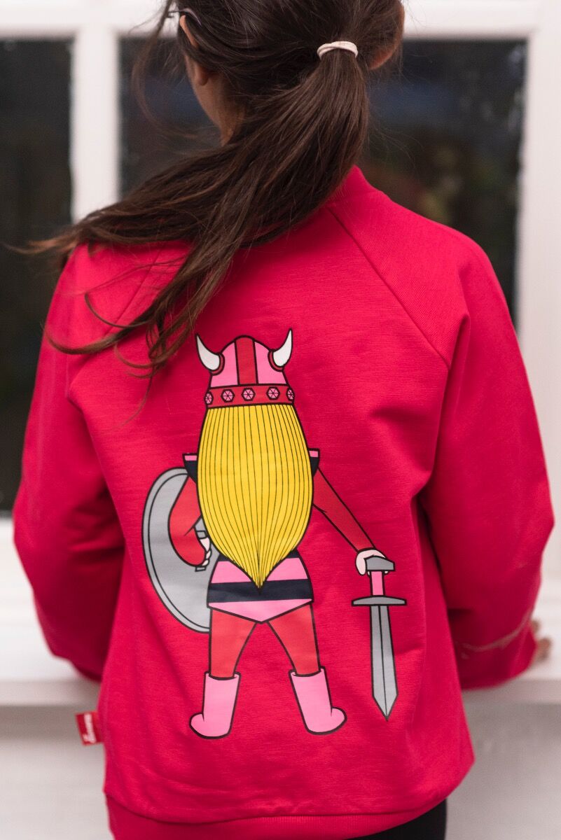Sweater til børn med viking 

