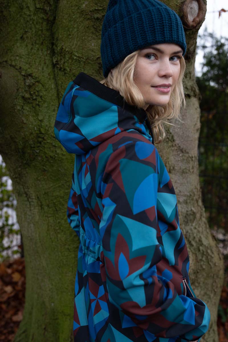 Danejane Softshell Black Merlot GEOFLEUR