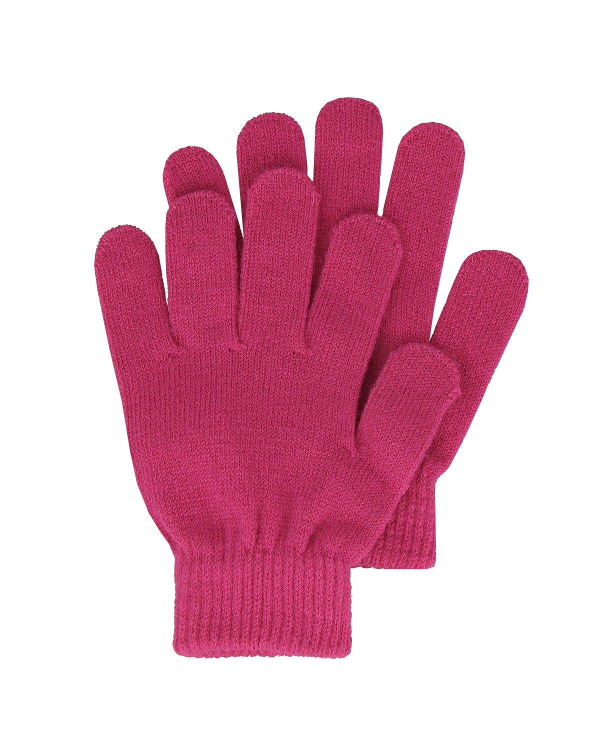 Søde vanter til børn i fuchsia