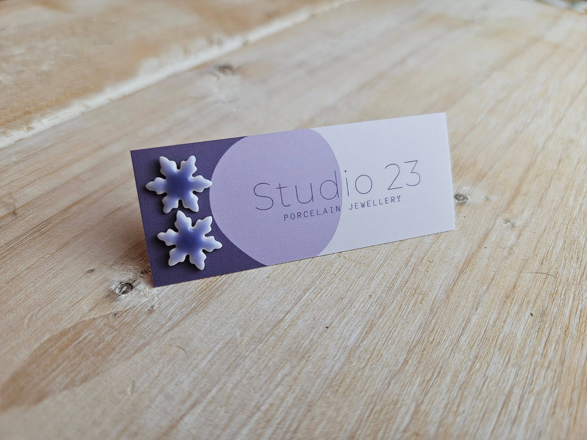 Studio 23 Stud Snowflake Earring Pair Pink