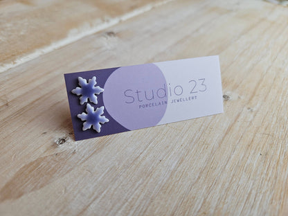 Studio 23 Stud Snowflake Earring Pair Pink
