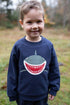Skøn sweatshirt til børn med print af sej haj