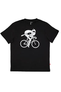 DaneMande Tee X Black BIKING VIKING (white)