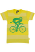 T-shirt til børn med viking på cykel