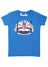 T-shirt til børn med fødselsdag viking 4 år 
