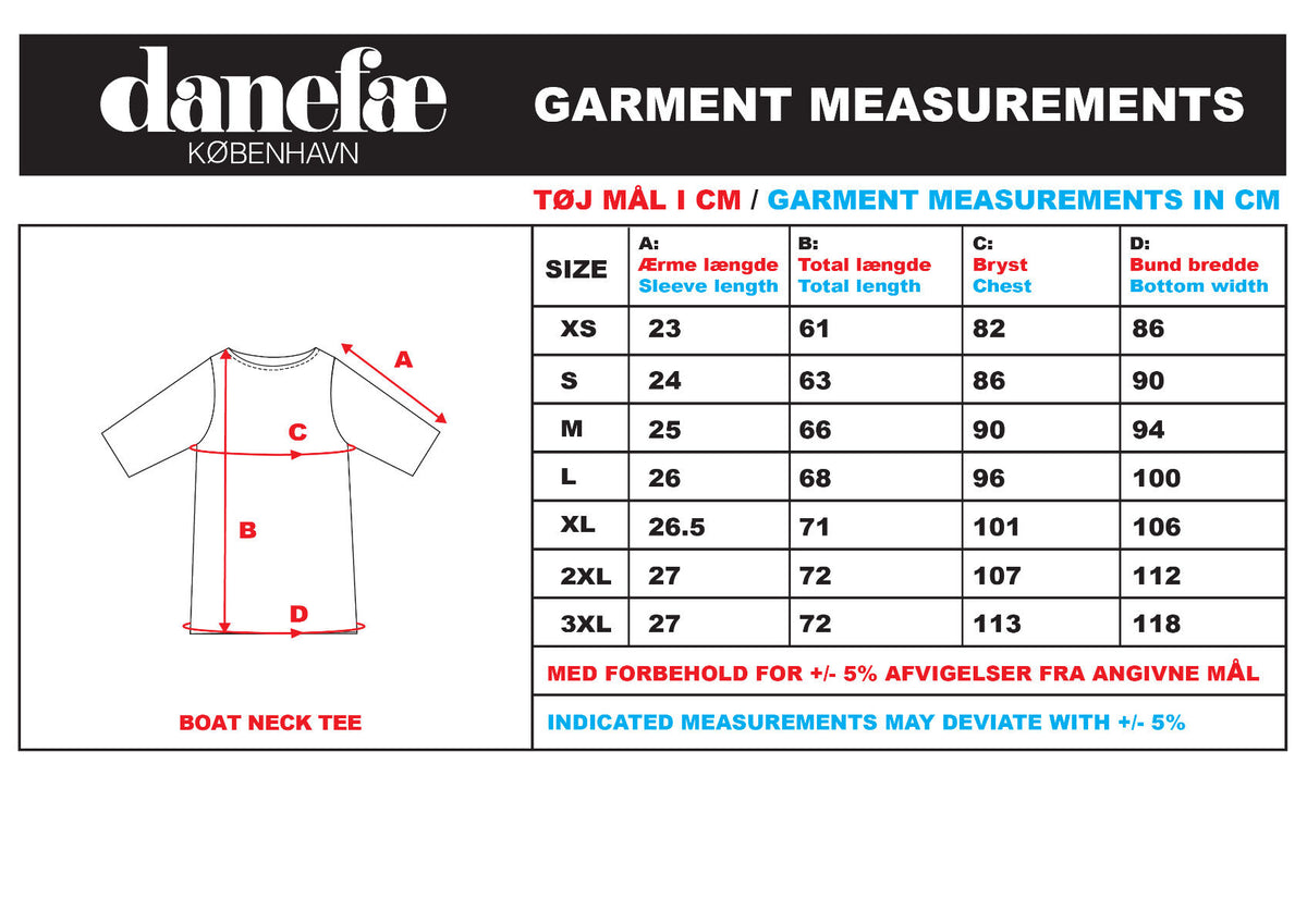 ORGANIC - Daneboatneck Tee Nissegaard