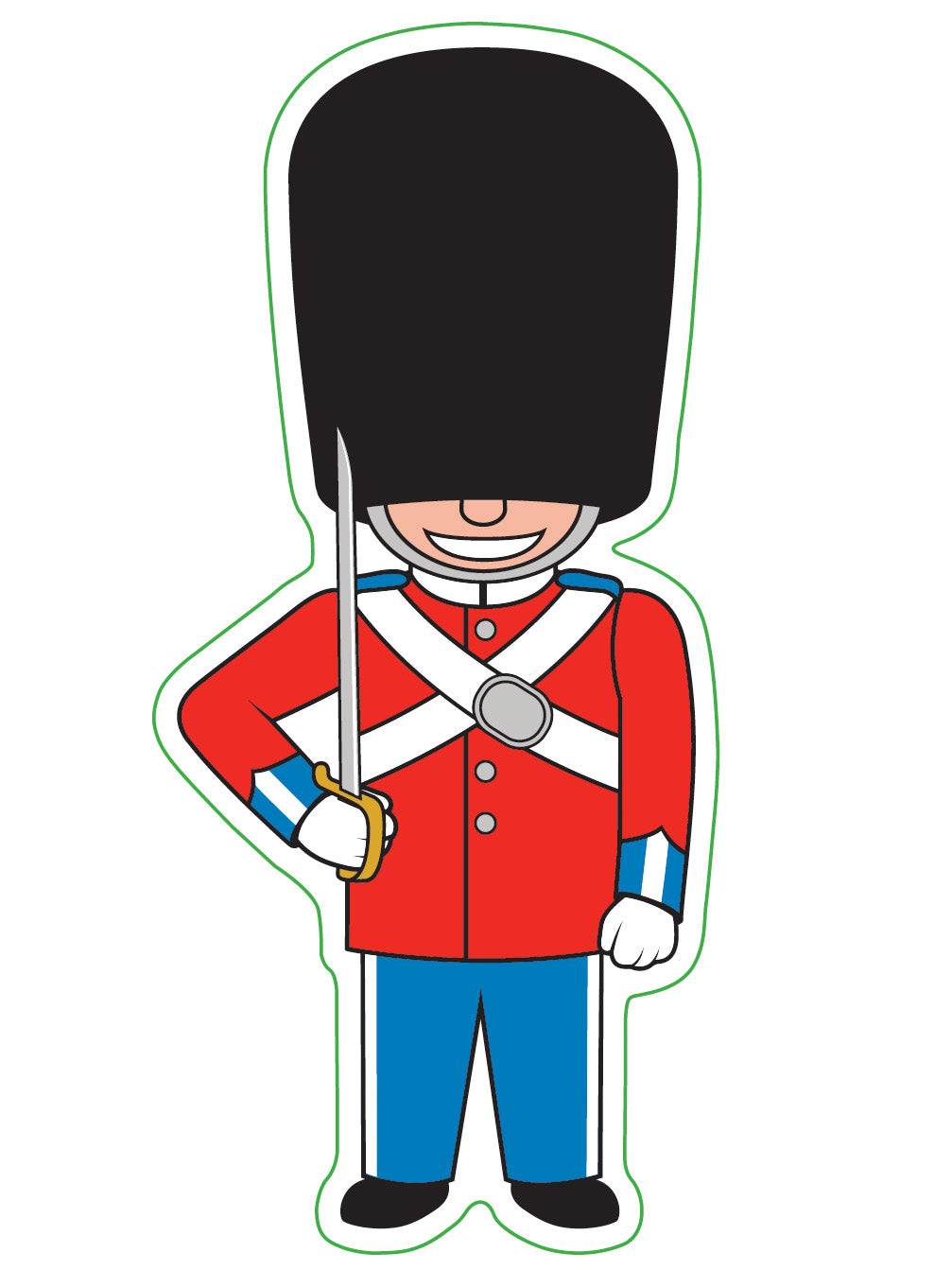 Cut-Out Postcard SOLDAT