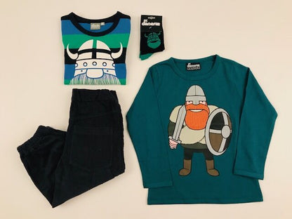 Bluse til børn med viking 
