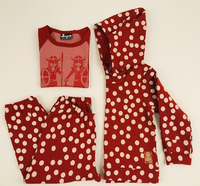 Basic Raglan  Dk Rust/Warm Rose DOUBLETROUBLE
