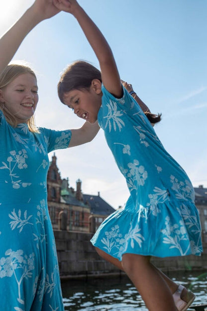 ORGANIC - Danebanana Dress Rainblue/chalk HEMLOCK