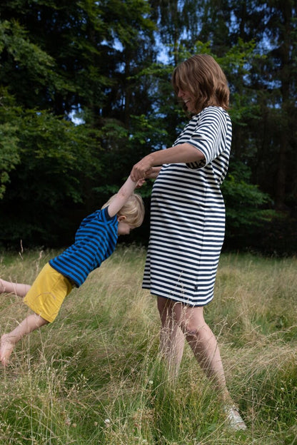 ESS - Sukker Dress Dk Navy/Chalk