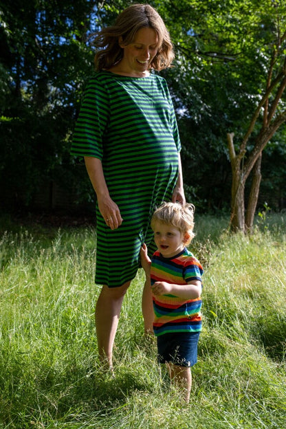ESS - Sukker Dress Fall Jungle/Dk Navy