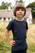 Skøn navyblå t-shirt til børn