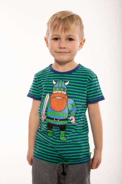 T-shirt til børn med viking  