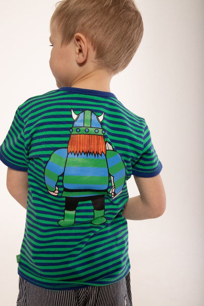 T-shirt til børn med viking  