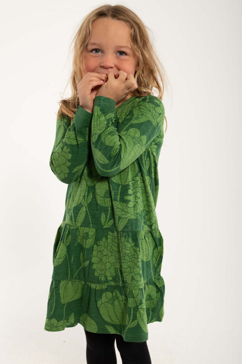 Organic - Danemiva Dress Warm Khaki/Fall Jungle HORTENSIA