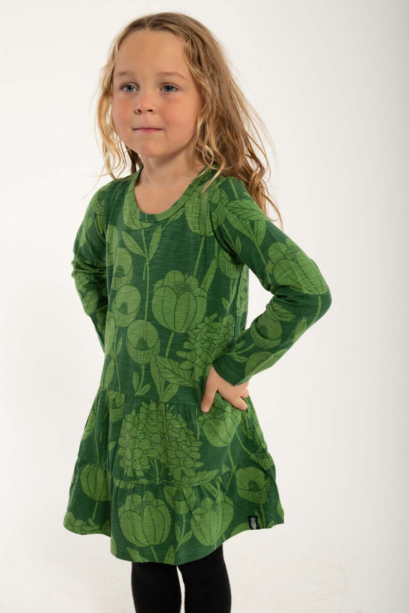 Organic - Danemiva Dress Warm Khaki/Fall Jungle HORTENSIA