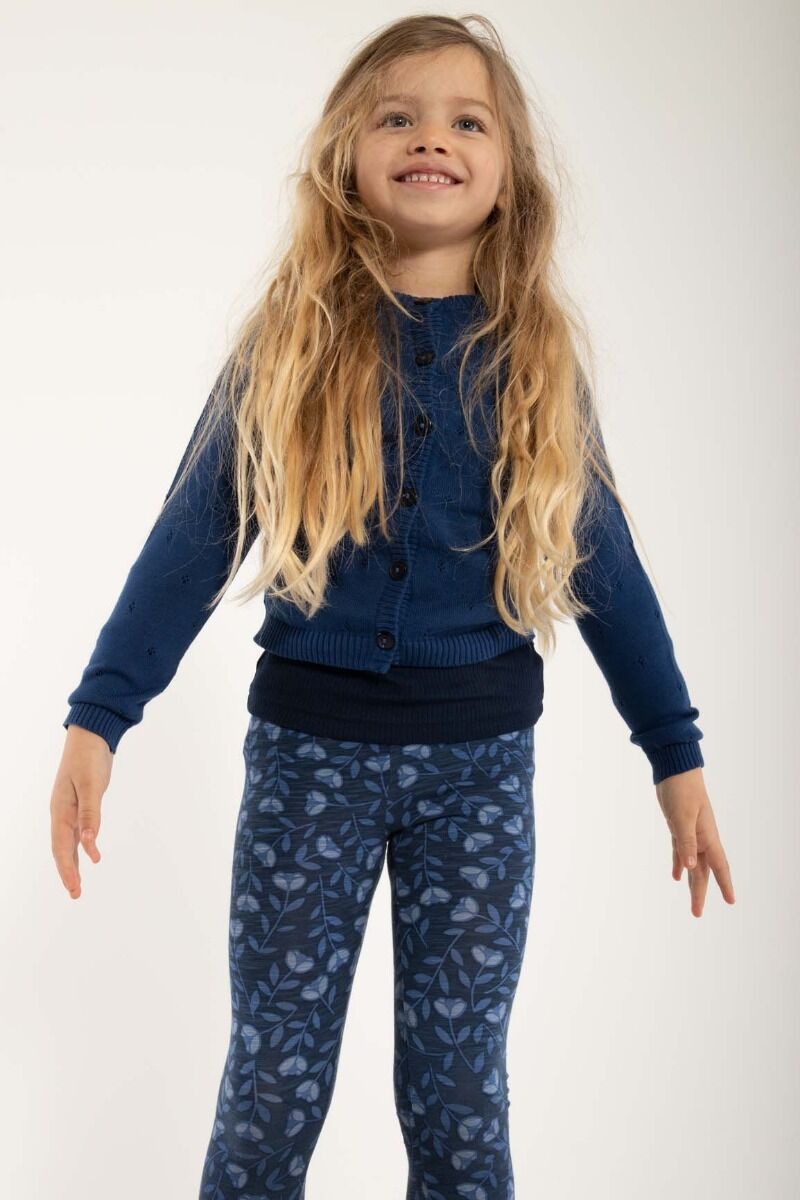 Cardigan til børn i navy 