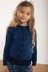 Cardigan til børn i navy 