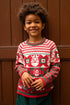 Jule sweater til børn med viking 