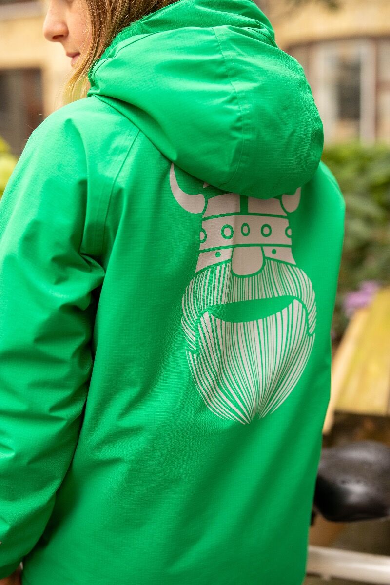 Vinterjakke til børn med viking 

