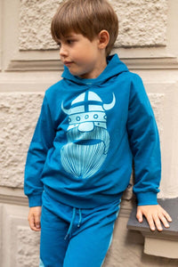 ORGANIC - Danered Wood Hoodie Warm Indigo ERIK