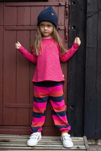 Sweater til børn med blomster 