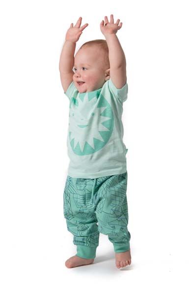 T-shirt til børn med sol 