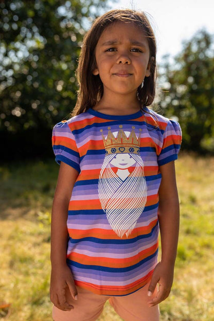 T-shirt til børn med prinsesse
